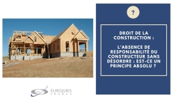 Responsabilité constructeur sans désordre