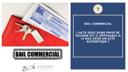 Acte de cession bail commercial