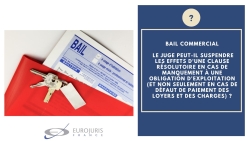 Bail commercial et clause résolutoire