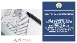 Manquements du maître d'oeuvre