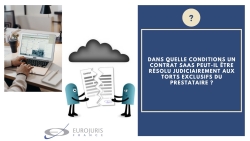 Résolution judiciaire contrat SaaS